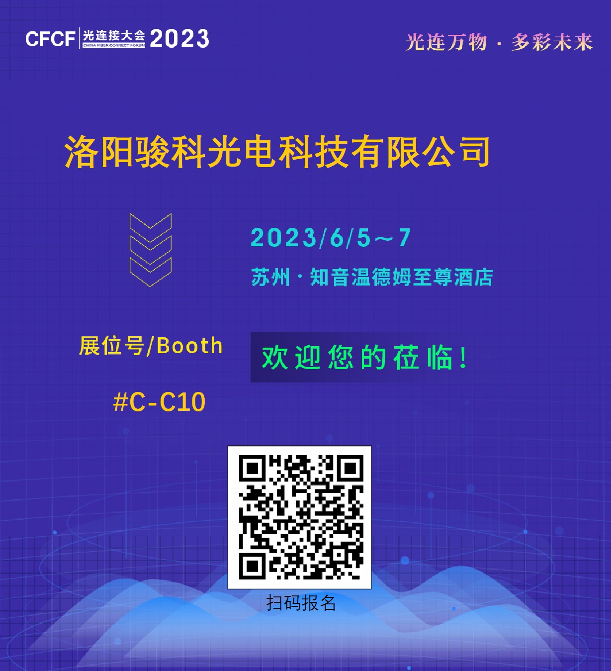 CFCF2023 | 駿科光電將攜多款連接器與您相約蘇州