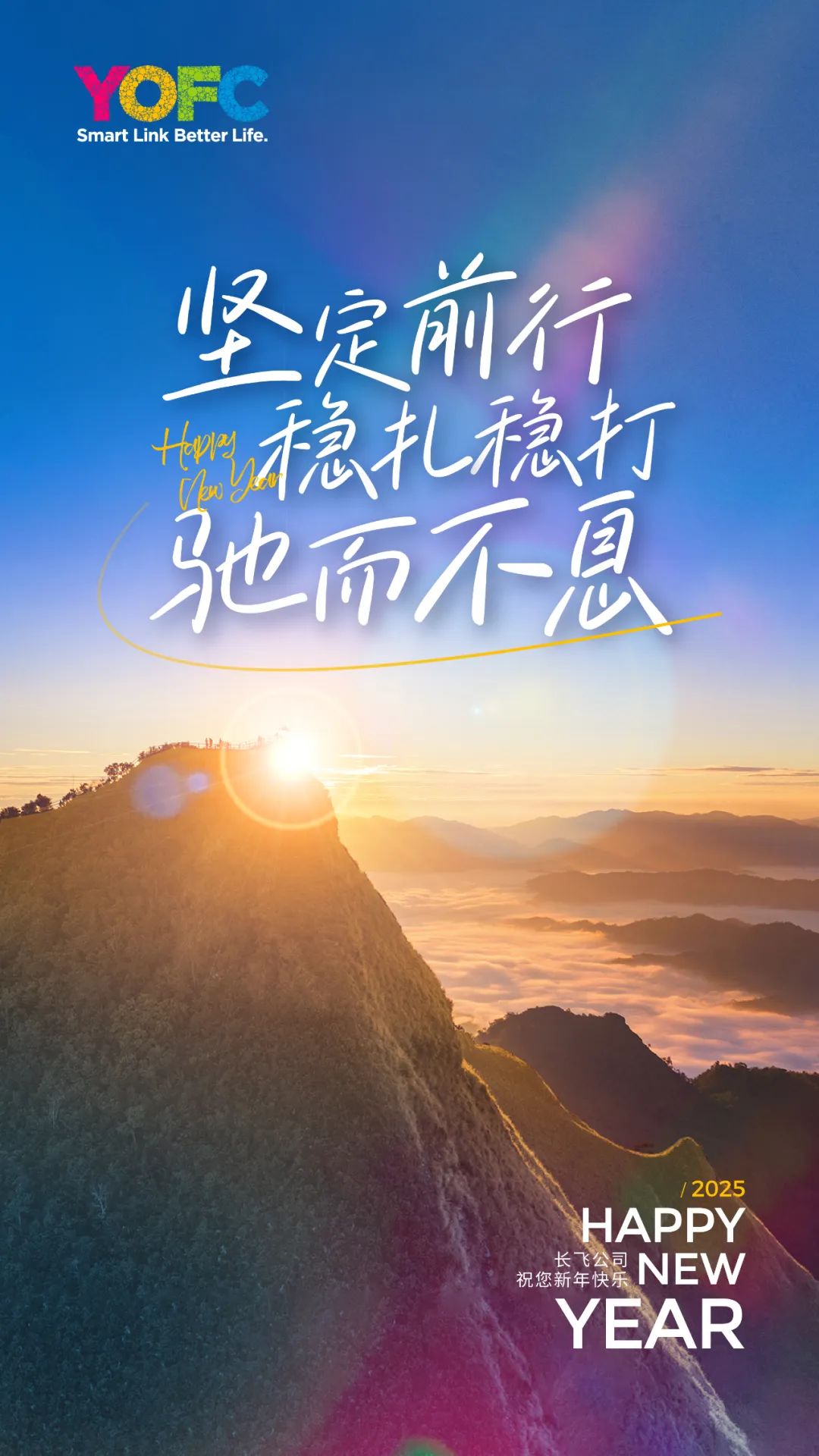 長飛公司2025年新年致辭：堅(jiān)定前行，穩(wěn)扎穩(wěn)打，馳而不息